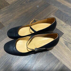 Black Leather Isabel Marant Mary Janes